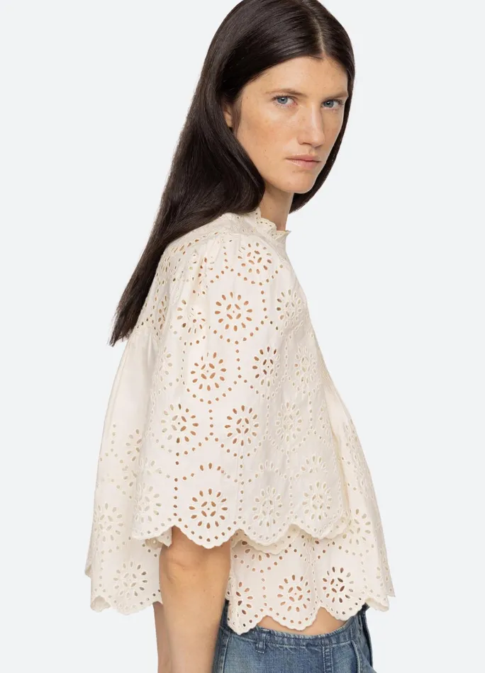 Women Tops Sea New York Lainey SS Top Cream