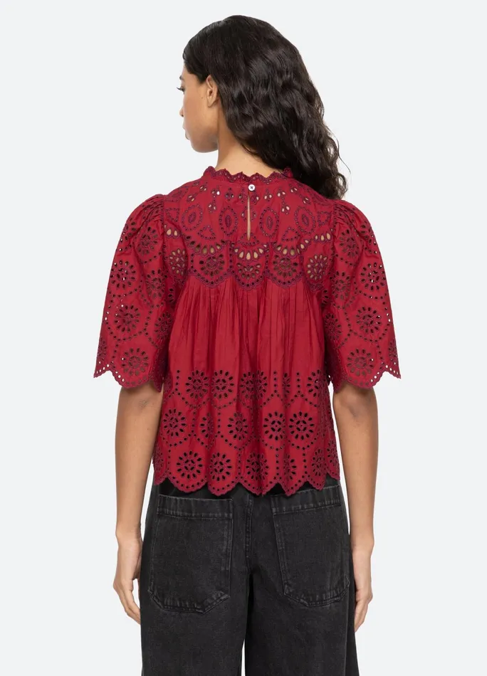 Women Tops Sea New York Lainey SS Top Cream