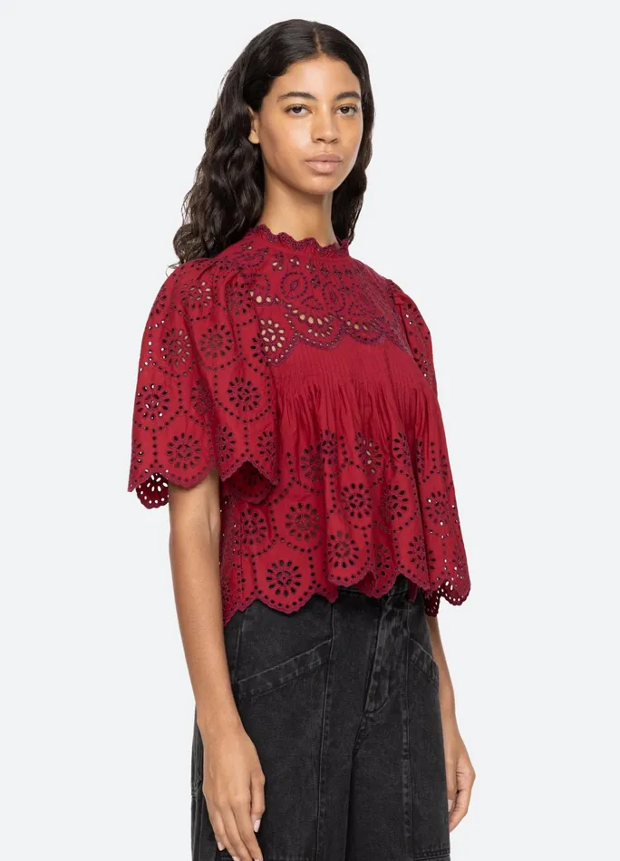 Women Tops Sea New York Lainey SS Top Cream