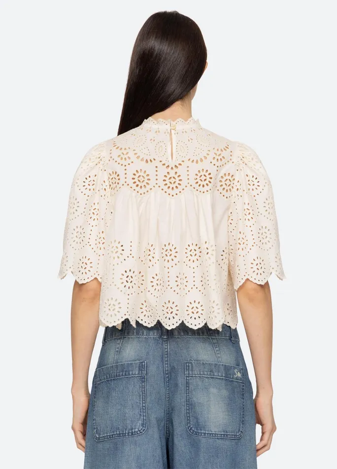 Women Tops Sea New York Lainey SS Top Cream