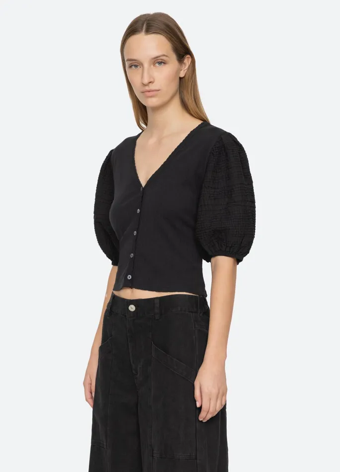 Women Tops Sea New York Myra Top Black