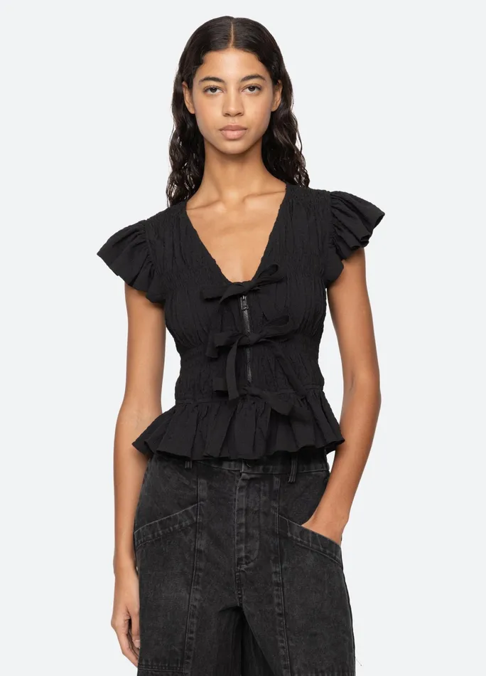 Women Tops Sea New York Regina Top Black