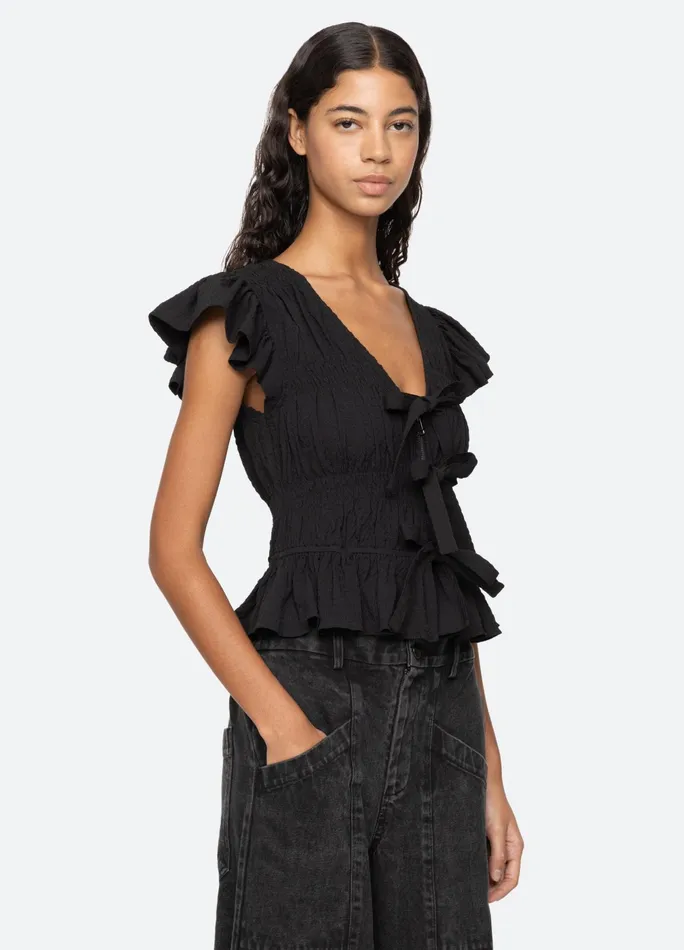 Women Tops Sea New York Regina Top Black