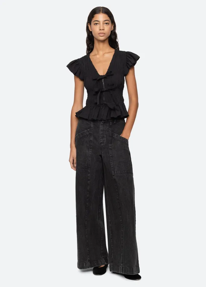 Women Tops Sea New York Regina Top Black