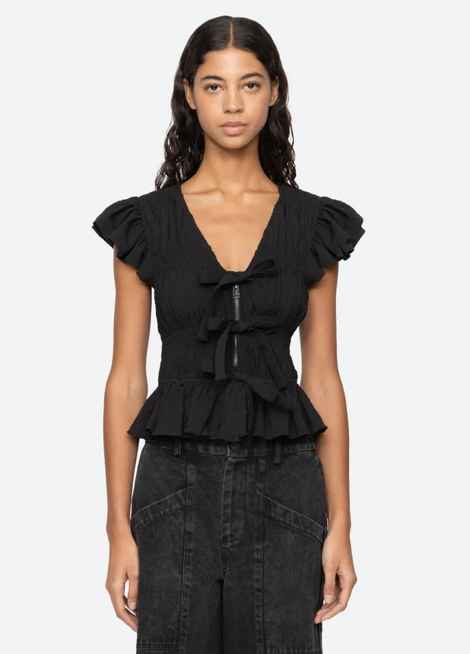 Women Tops Sea New York Regina Top Black
