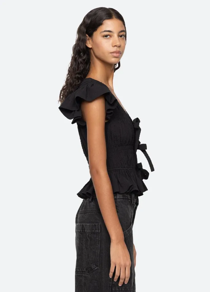 Women Tops Sea New York Regina Top Black