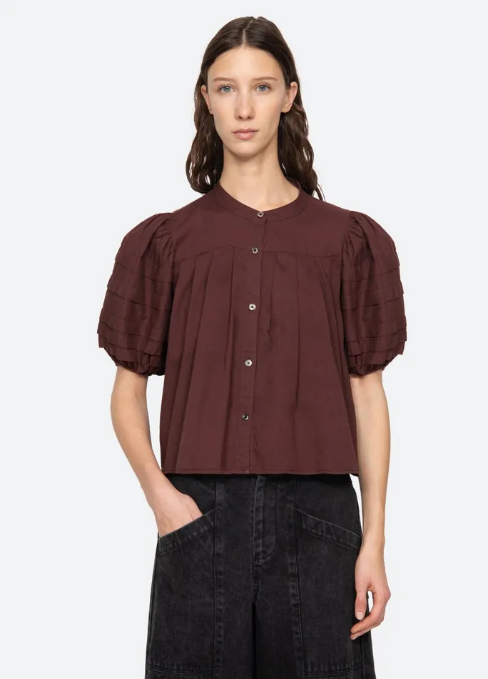 Women Tops Sea New York Renata Top Burgundy