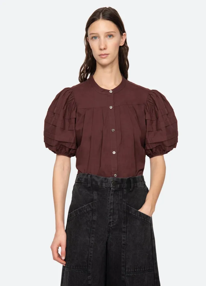 Women Tops Sea New York Renata Top Burgundy