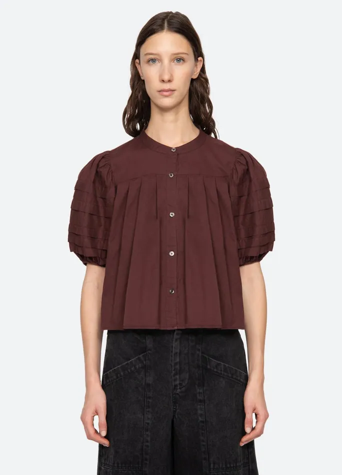 Women Tops Sea New York Renata Top Burgundy
