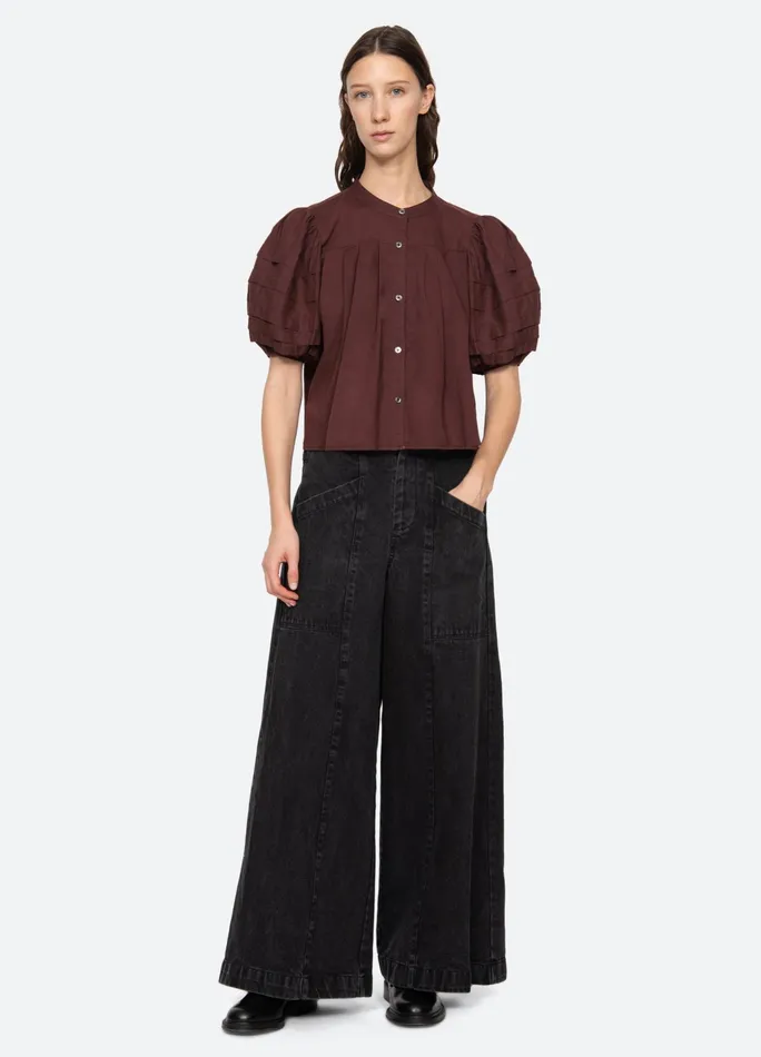 Women Tops Sea New York Renata Top Burgundy
