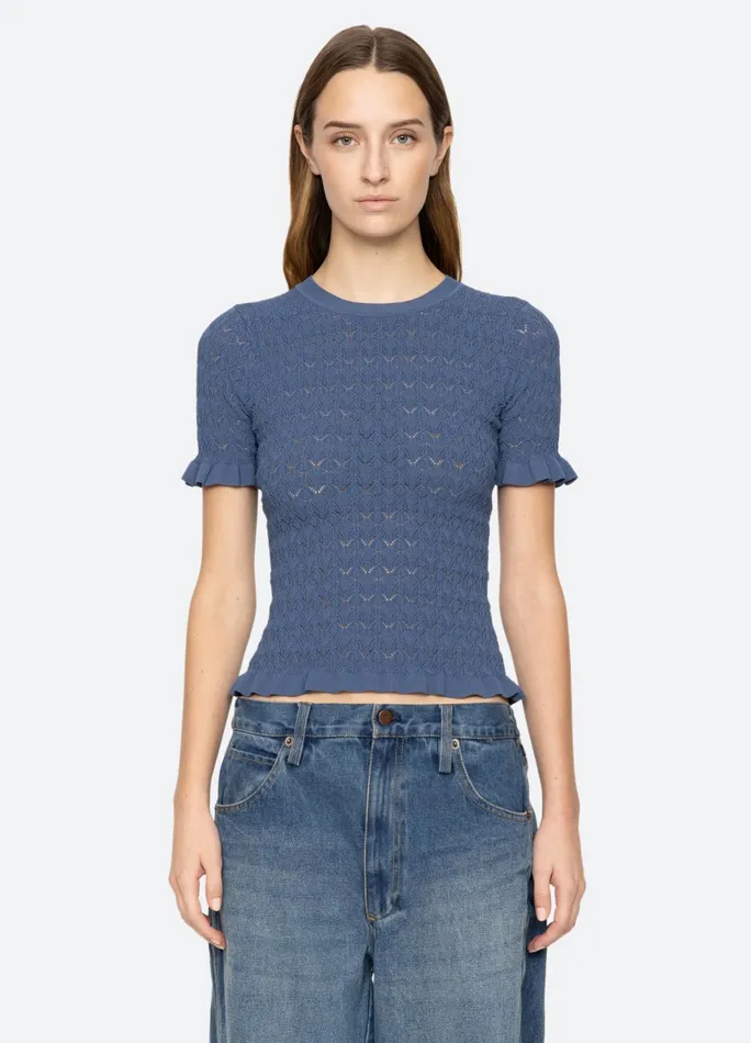 Women Tops Sea New York Rue SS Sweater Black
