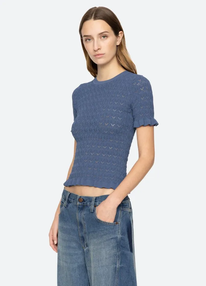 Women Tops Sea New York Rue SS Sweater Black