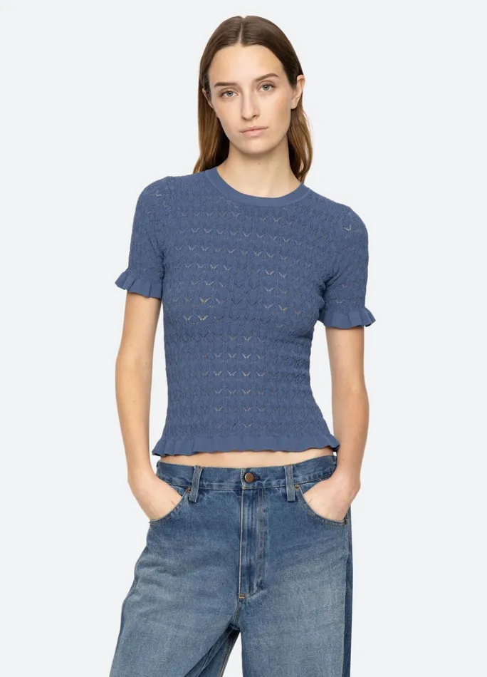 Women Tops Sea New York Rue SS Sweater Black