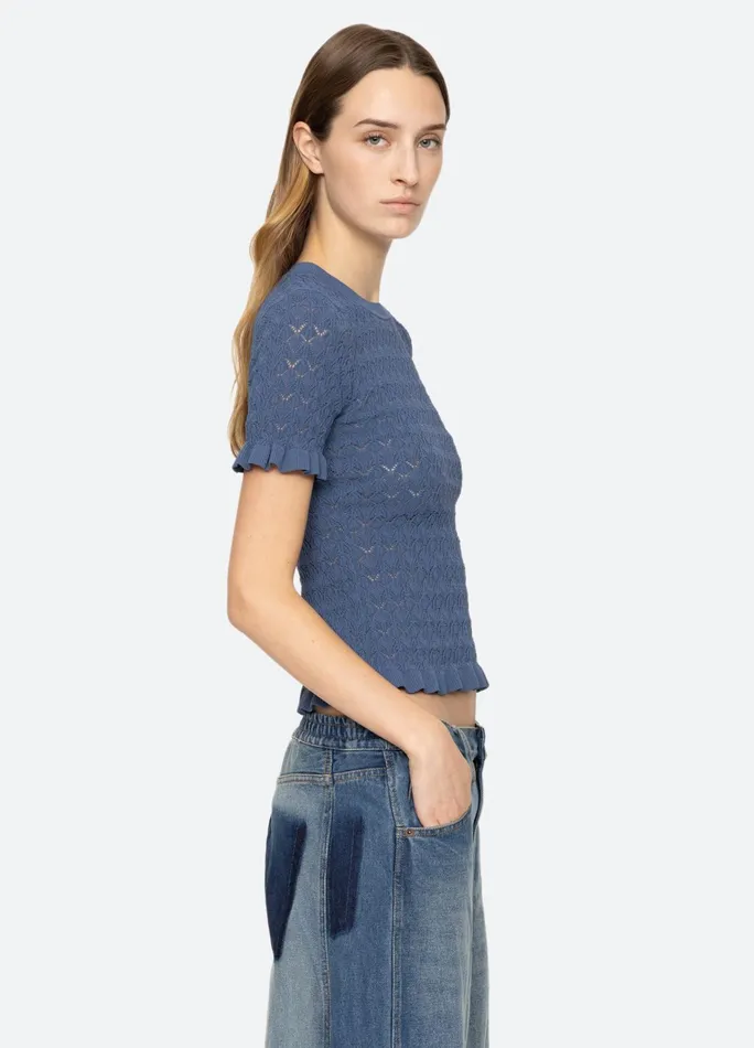 Women Tops Sea New York Rue SS Sweater Black