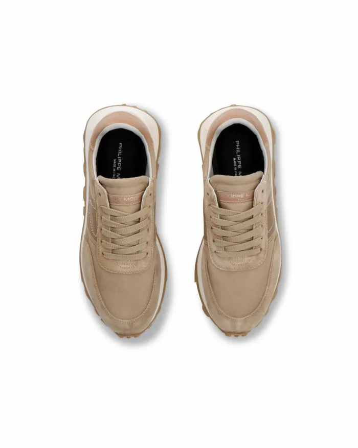 Women Tour Sneakers Beige Shoes Philippe Model Paris Running