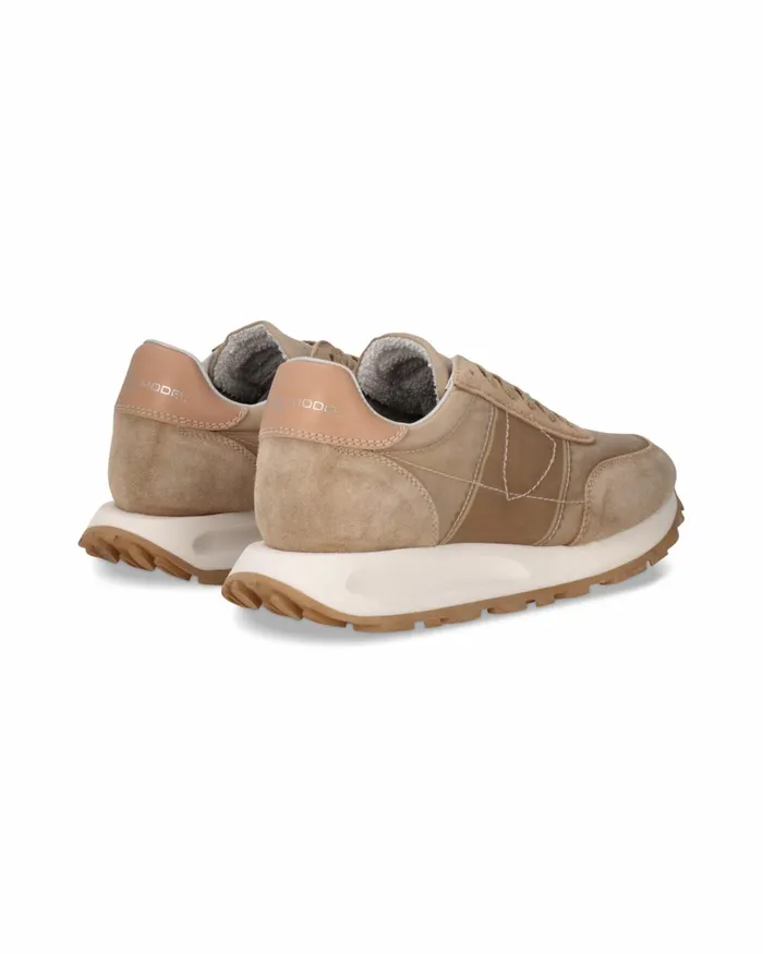Women Tour Sneakers Beige Shoes Philippe Model Paris Running