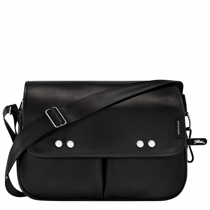 Women Trs Paris M Crossbody Bag Black Longchamp Crossbody Bags