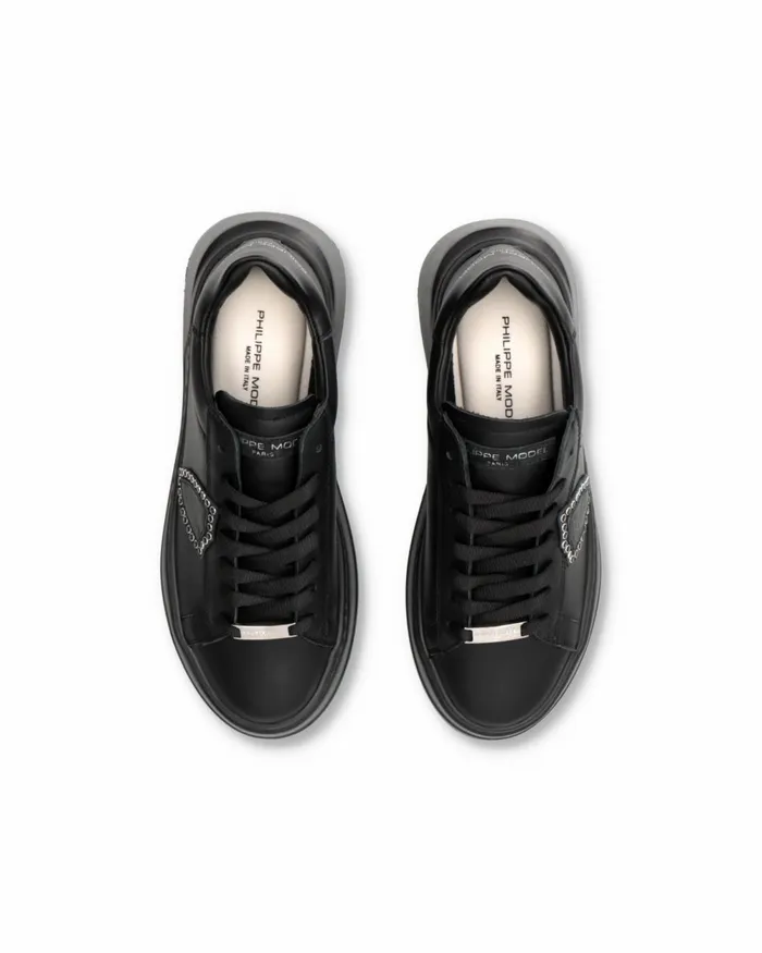 Women Tres Temple Sneakers WhiteBlack Shoes Philippe Model Paris Low