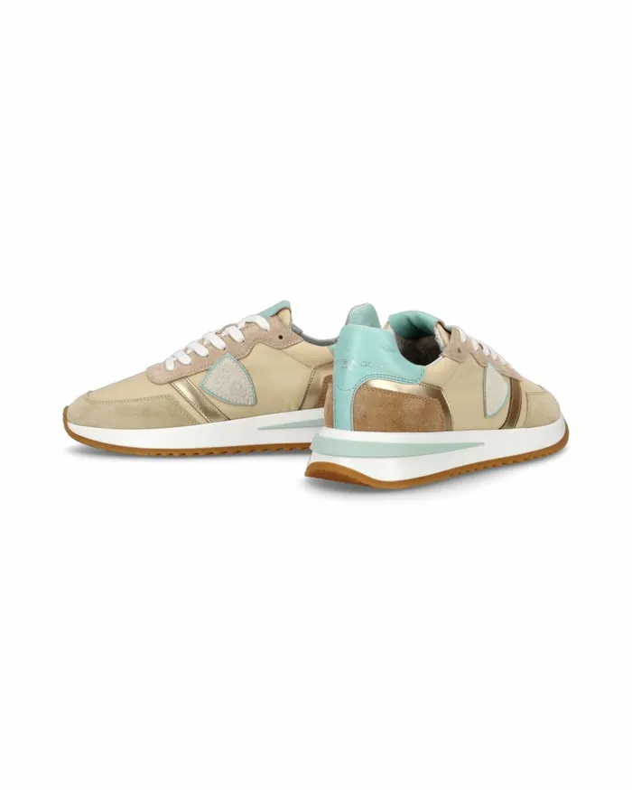Women Tropez 21 Sneakers Beige Shoes Philippe Model Paris Casual