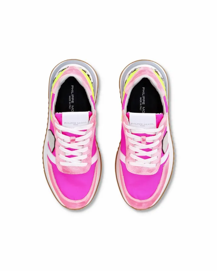Women Tropez 21 Sneakers Fuchsia Shoes Philippe Model Paris Casual
