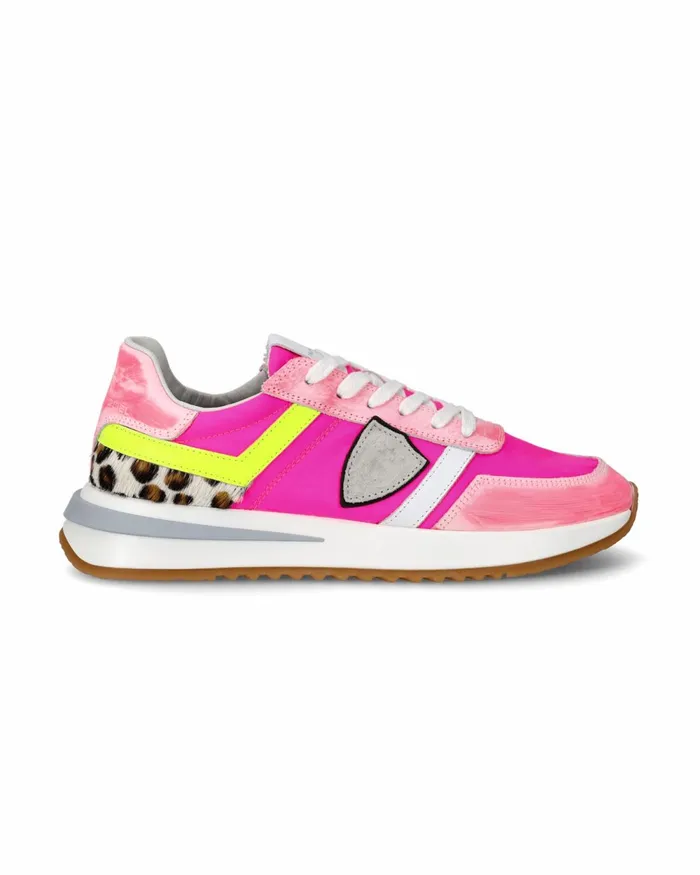 Women Tropez 21 Sneakers Fuchsia Shoes Philippe Model Paris Casual