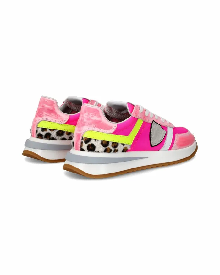 Women Tropez 21 Sneakers Fuchsia Shoes Philippe Model Paris Casual