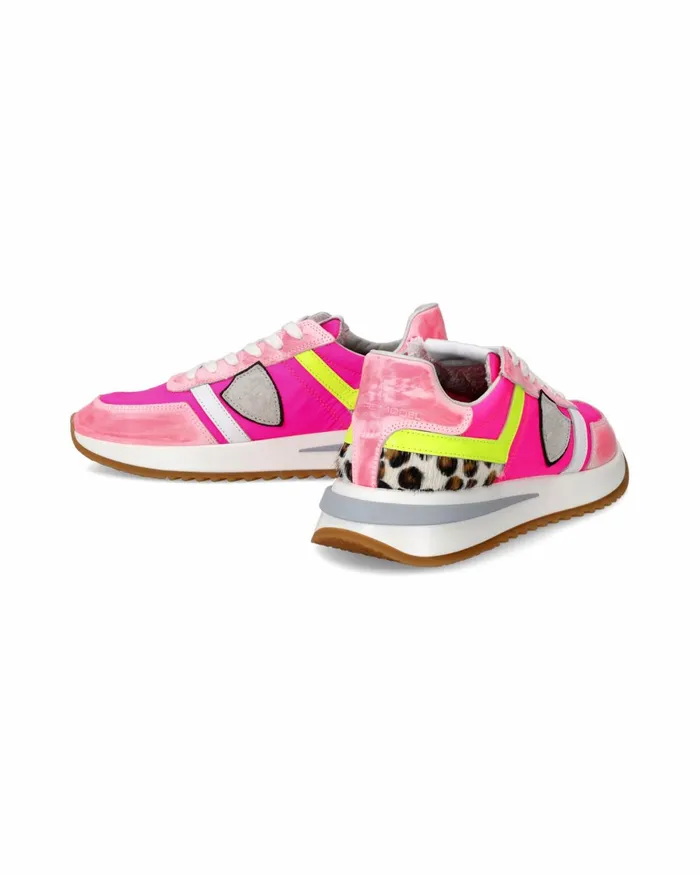 Women Tropez 21 Sneakers Fuchsia Shoes Philippe Model Paris Casual