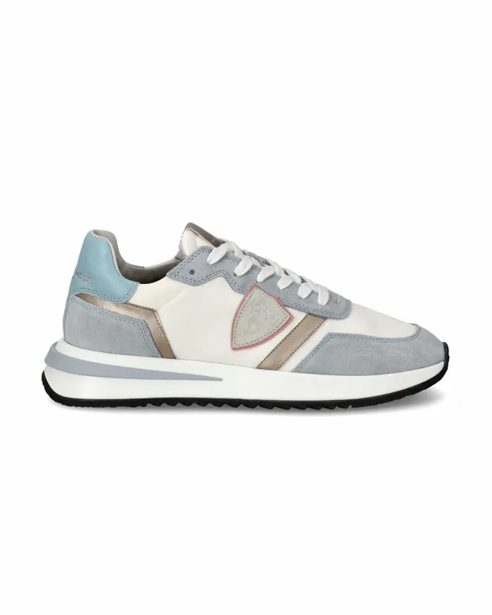 Women Tropez 21 WhiteBlue Sneakers Philippe Model Paris Casual