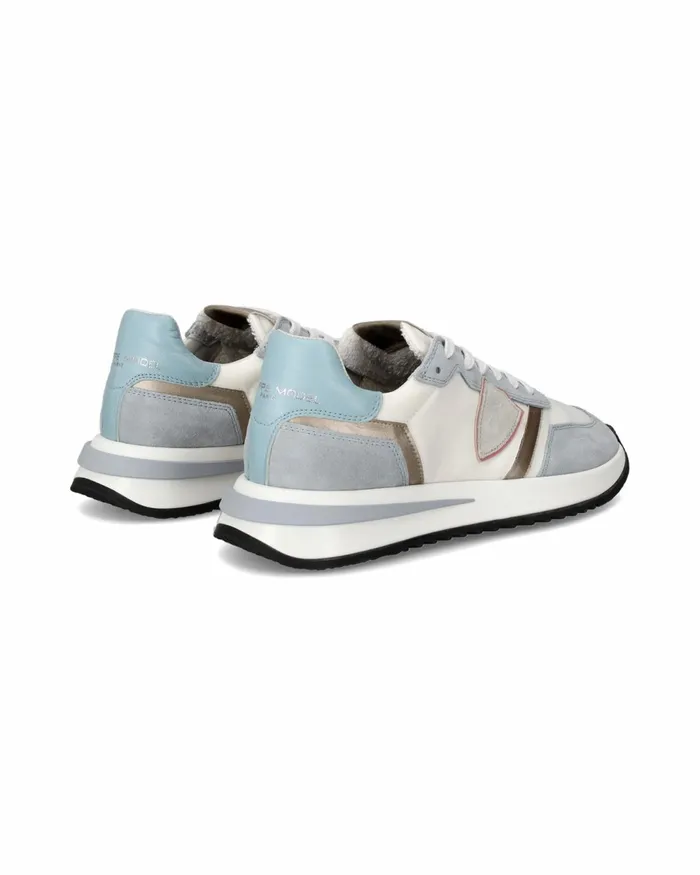 Women Tropez 21 WhiteBlue Sneakers Philippe Model Paris Casual