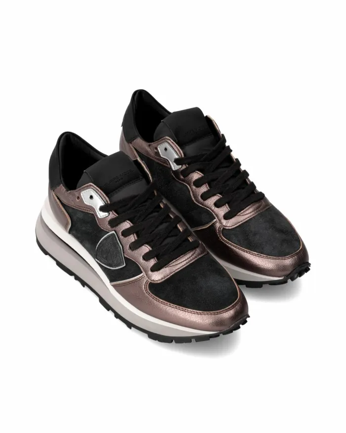 Women Tropez Haute Sneakers BlackBronze Shoes Paris Philippe Model Paris Casual