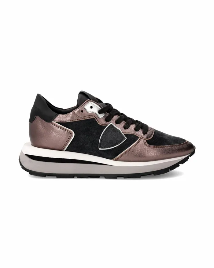 Women Tropez Haute Sneakers BlackBronze Shoes Paris Philippe Model Paris Casual