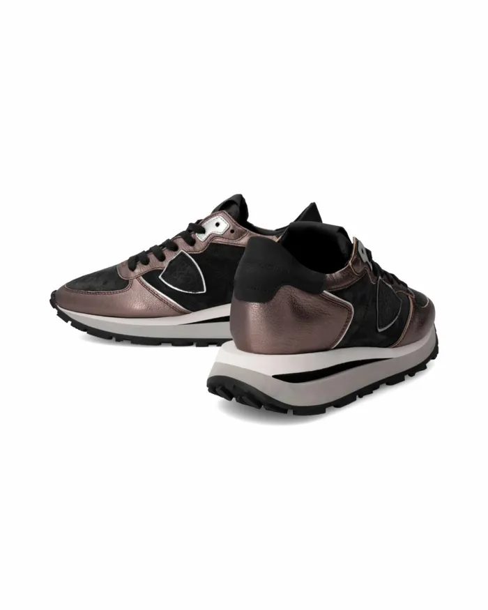 Women Tropez Haute Sneakers BlackBronze Shoes Paris Philippe Model Paris Casual