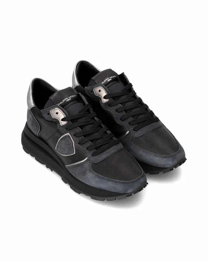 Women Tropez Haute Sneakers Black Shoes For Woman Philippe Model Paris Casual