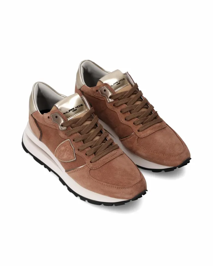 Women Tropez Haute Sneakers Brown Shoes Paris Philippe Model Paris Casual
