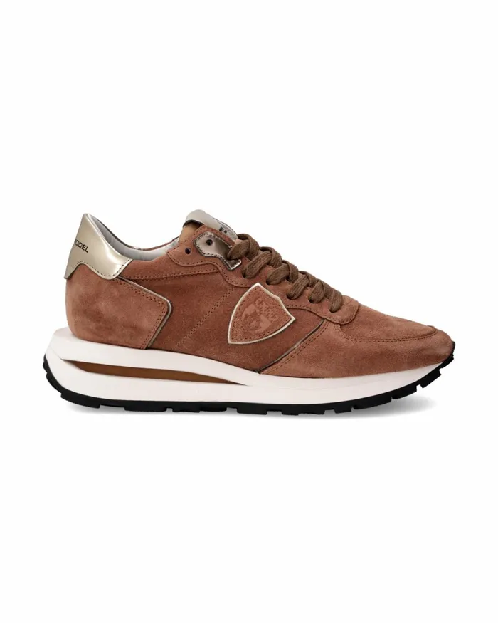 Women Tropez Haute Sneakers Brown Shoes Paris Philippe Model Paris Casual