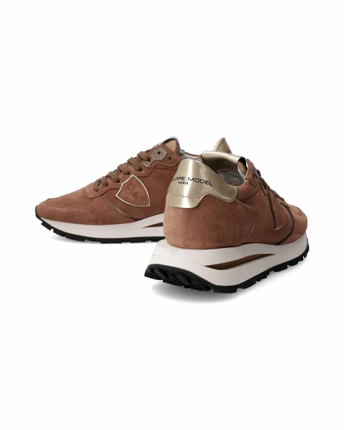 Women Tropez Haute Sneakers Brown Shoes Paris Philippe Model Paris Casual
