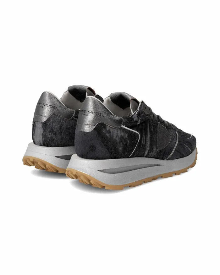 Women Tropez Haute Sneakers Gray Shoes Philippe Model Paris Casual