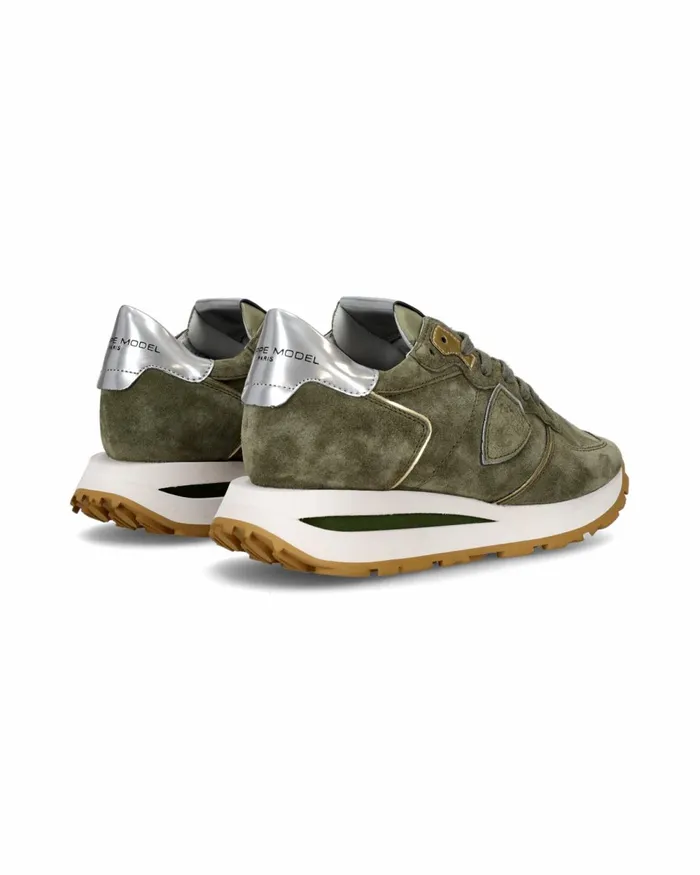 Women Tropez Haute Sneakers Green Shoes Philippe Model Paris Low