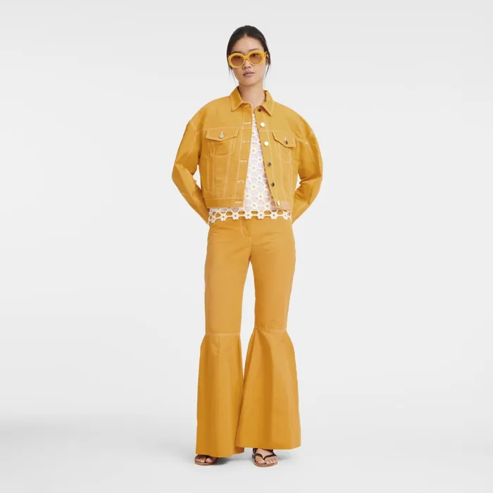 Women Trousers Apricot Longchamp Trousers and Shorts