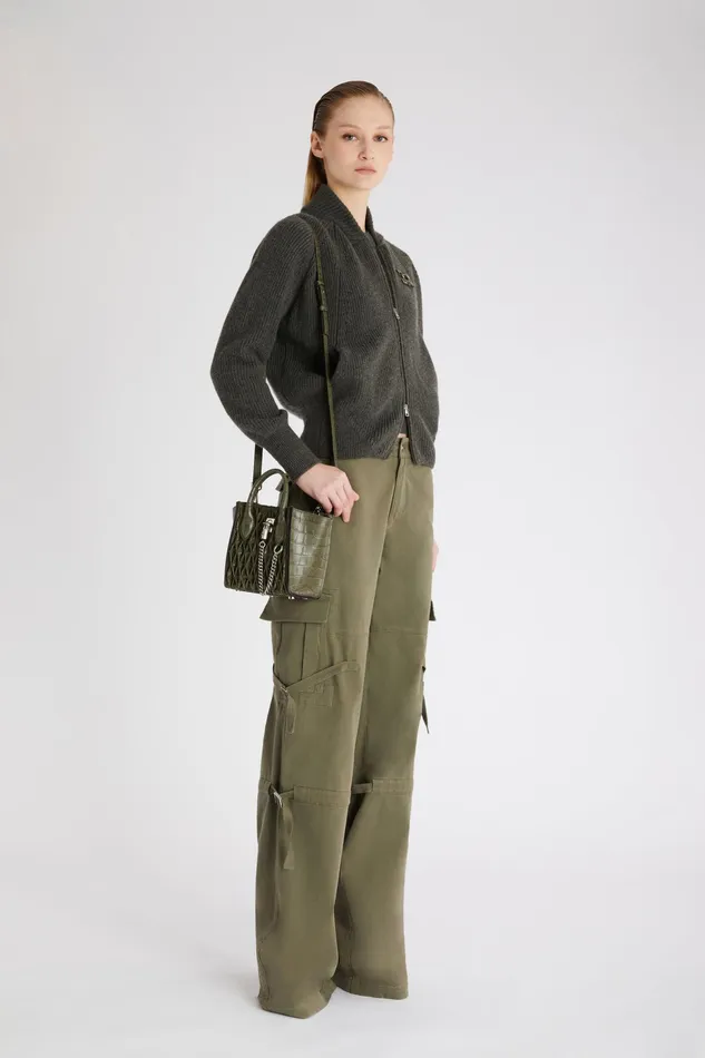 Women Trousers Ermanno Scervino Cargo Denim