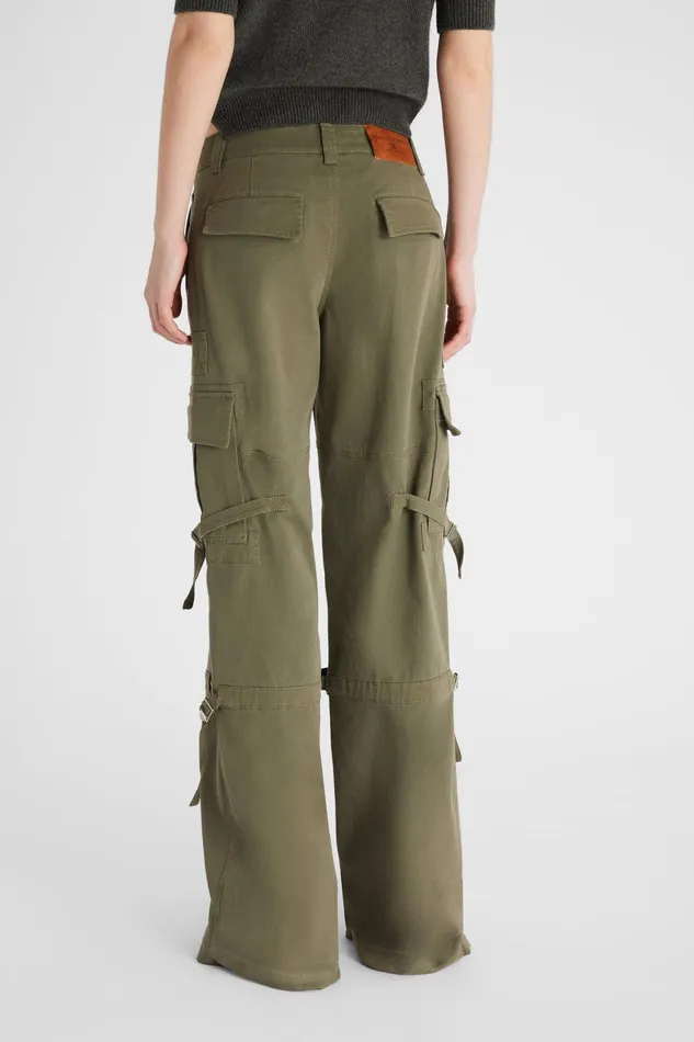 Women Trousers Ermanno Scervino Cargo Denim