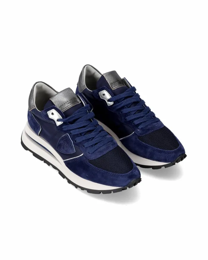 Women Trpx Blue Comfortable Sneakers Philippe Model Paris Minimal