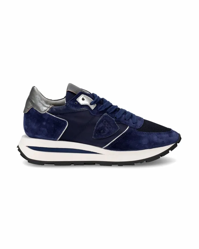 Women Trpx Blue Comfortable Sneakers Philippe Model Paris Minimal