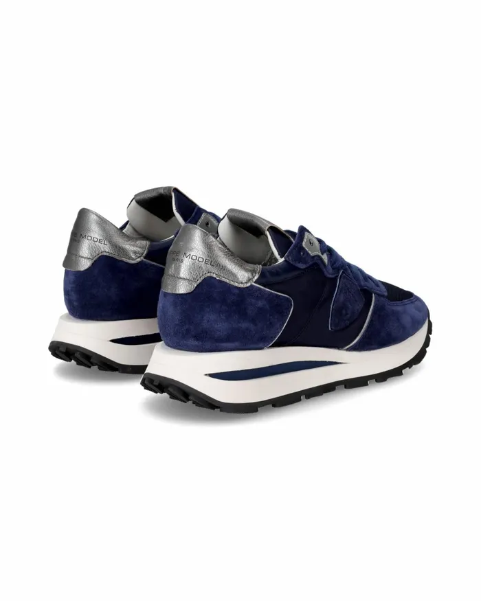 Women Trpx Blue Comfortable Sneakers Philippe Model Paris Minimal