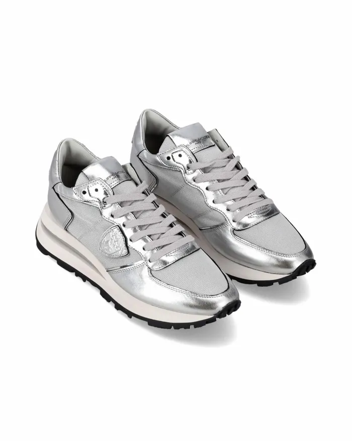 Women Trpx Silver Low Sneakers Paris Philippe Model Paris Casual