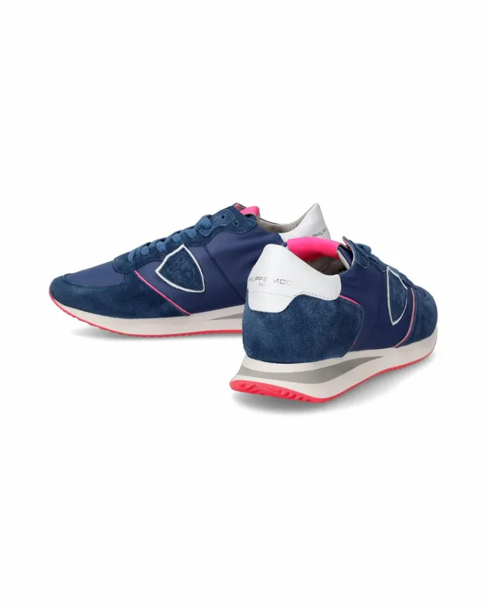 Women Trpx Sneakers BlueFuchsia Shoes Paris Philippe Model Paris Low