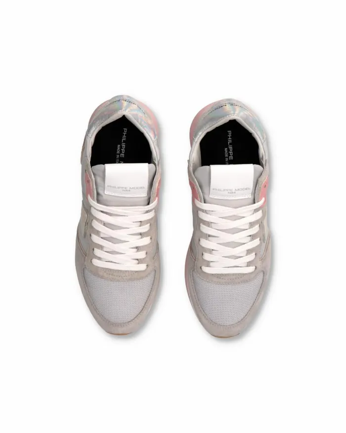 Women Trpx Sneakers GrayRose Shoes Philippe Model Paris Running