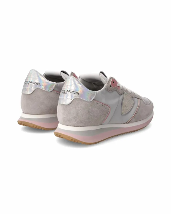Women Trpx Sneakers GrayRose Shoes Philippe Model Paris Running