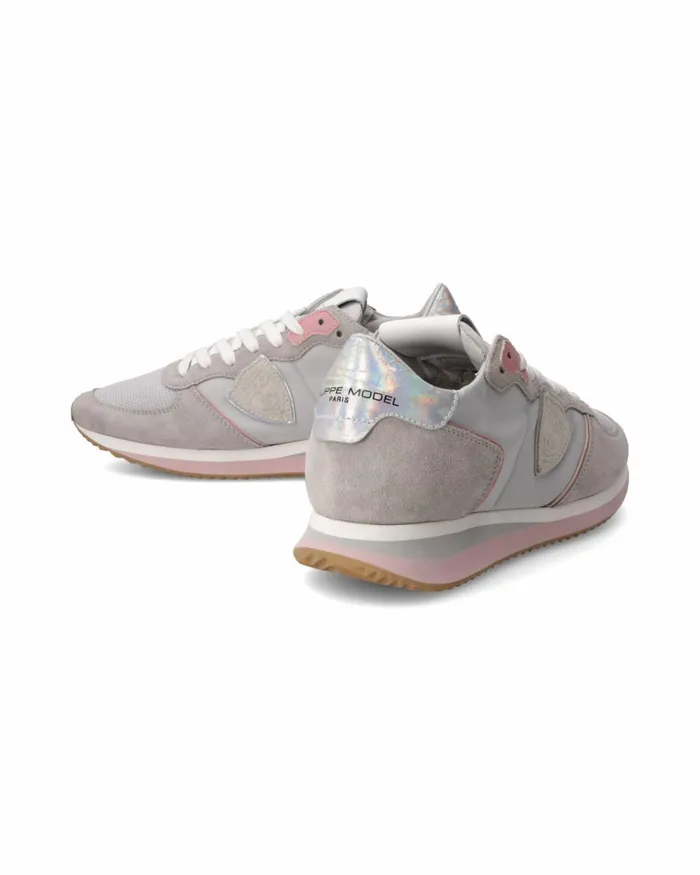 Women Trpx Sneakers GrayRose Shoes Philippe Model Paris Running