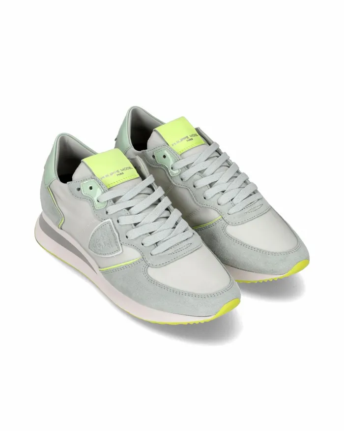 Women Trpx Sneakers Green Shoes Philippe Model Paris Casual